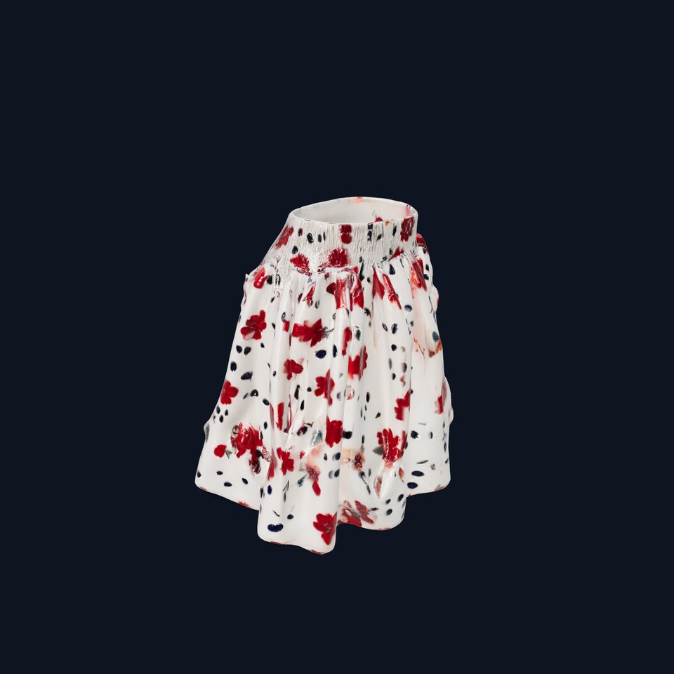 Floral Skirt Model Pack for D Artists and Designers